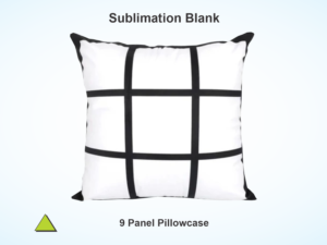 sublimation pillow case 9 panel