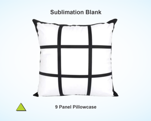 sublimation pillow case 9 panel