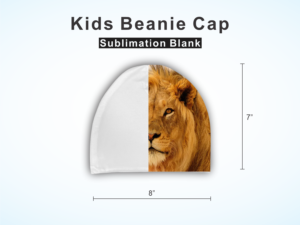 kids sublimation beanie cap