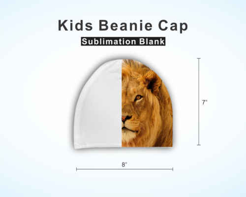 kids sublimation beanie cap
