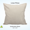 Sublimation pillow case linen