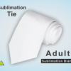 Adult tie sublimation blank