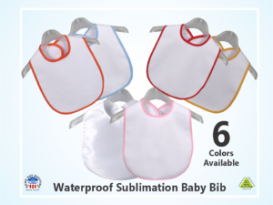 Sublimation blank baby bib